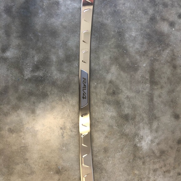 2019 - 2023 Toyota RAV4 Silver Rear Bumper Protector - Picture 1 of 8